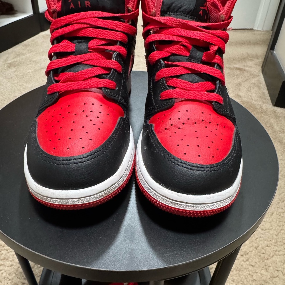 Kids Black/Red Nike Air Jordan’s